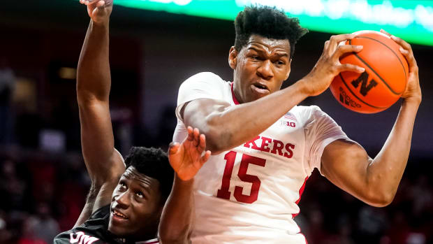 Blaise Keita 2022.11.10 Nebraska vs UNO Omaha MBB men's basketball USATSI_19402535